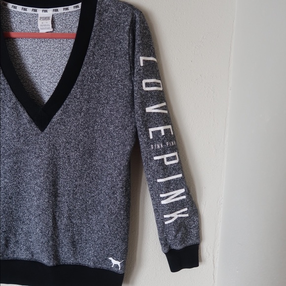 Victoria’s Secret PINK v neck pullover sweatshirt - Picture 7 of 8